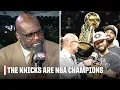 This is HISTORIC The Inside guys react to the Knicks being 2026 NBA Champions Inside the NBA