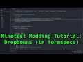 Minetest Modding Tutorial Dropdowns in formspecs