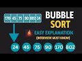 Bubble Sort Explained with Example Easy Sorting Algorithm Must Know Algorithms Ep 4