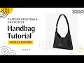 Shoulder bag Pattern illustration prototype