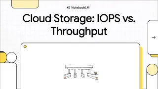IOPS vs Throughput both matter but for different workloads