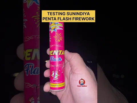 TESTING SUNINDIYAPENTA FLASH FIREWORK #diwali2026 #skyshot #skyshots #fireworks #crackers #trend