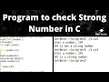 Program to check Strong Number in C Tamil