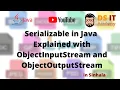 Serializable in Java Explained with ObjectInputStream and ObjectOutputStream in Sinhala