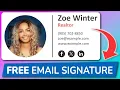How to Create a FREE Email Signature In Just 2 Minutes