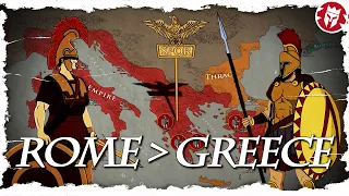 why greece fell to rome legion vs phalanx why rome won