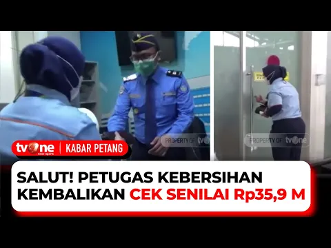 Temukan Cek Rp 35 Miliar, Petugas Kebersihan Naik Jabatan