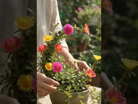 top 5 Beautiful moon style shape propagation of beautiful flower plant #gardendesign #MoonStylePlant