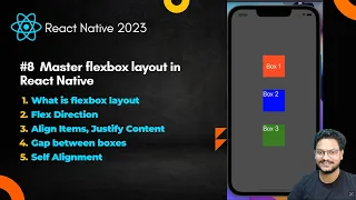 Master Flexbox layout in React Native
