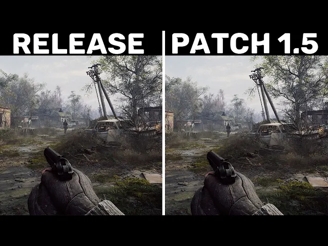 S.T.A.L.K.E.R. 2 - Release vs Patch 1.5 - New 31GB Update FPS Test  - #PCGamePassPartner