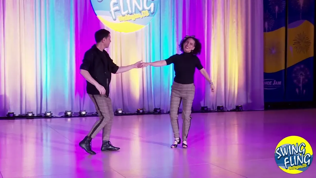 Swing Fling 2023 ProAm Spotlight Chris Tuey with Lara Deni