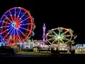 Download Lagu Carnival Sound Effects and Stock Video | Country Fair with Amusement Rides and Screaming Crowd