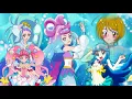 Pretty Cure! All Mermaid Transformations!