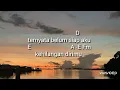 Download Lagu Stevan Pasaribu - Belum Siap Kehilangan (lirik dan chord)