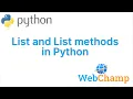 Python Hindi - 12 Mastering Python Lists Essential List Methods and Tricks