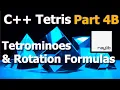 C Game Programming Tetris Raylib - Part 4B Tetrominoes Rotation Formulas