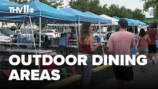 Outdoor dining boosting restaurant sales in central Arkansas