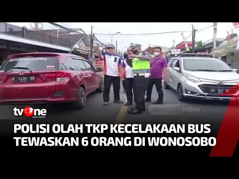 Polisi Gelar Olah TKP Kecelakaan Maut di Wonosobo