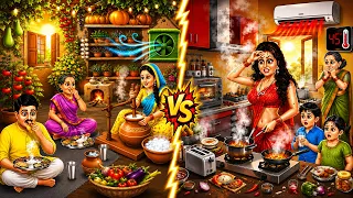 मिट्टी का घड़ा और ठंडी हवाएँ VS AC और गैस की गर्मी | देखिए कौन बेहतर | village story hindi