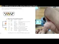 Demo RS232 loopback test with or without flow control signal 9 Dsub