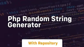 php random string generator