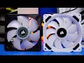 Corsair ML120 RGB Elite vs Corsair LL120 fans - cooling performance and good looks