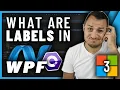 Displaying Text using LABELS in WPF Don t just use TEXTBLOCKS