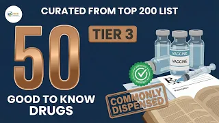 Top 200 Drugs Tier 3 GOOD TO KNOW 50 Medications for the PTCB Exam Brand Generic Class Uses