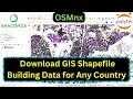 Download Building Shapefile for Any Country using Python Package OSMnx