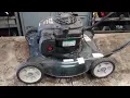 Bolens 20 lawn mower carburetor clean briggs and stratton 450e 125cc