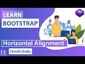 Bootstrap CSS Horizontal Alignment Tutorial in Hindi Urdu