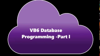 VB6 Database Programming Part I