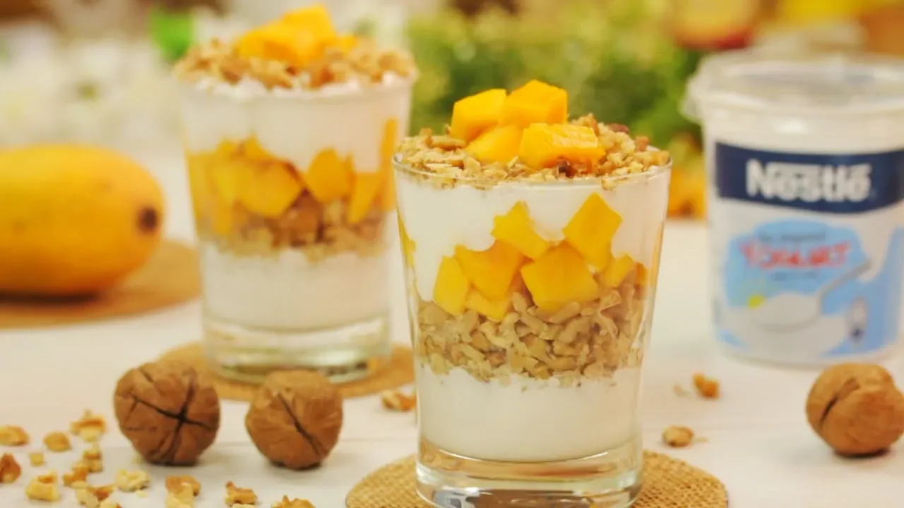 Mango Yogurt Parfait Recipe   Dessert Recipe By SooperChef