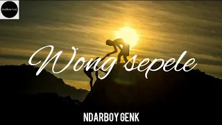 Download WONG SEPELE || NDARBOY GENK (UnOfficial Lirik) MP3