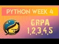 PYTHON WEEK-4 GRPA 1 2 3 4 5 IITM