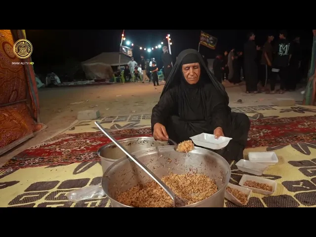 ⁣نفوسٌ عاشقة تلبّي نداء الخدمة على طريق الأربعين