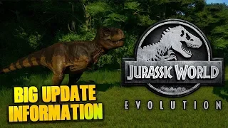DINOSAUR SIZE CHANGES MAP SIZE CHANGES JWE UPDATE INFO