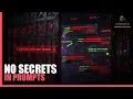 Secrets never belong in prompts or tool args