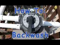 How to Backwash A Hayward Sand Filter