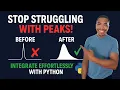 Stop Struggling with Peaks Integrate Signals Effortlessly Using Python