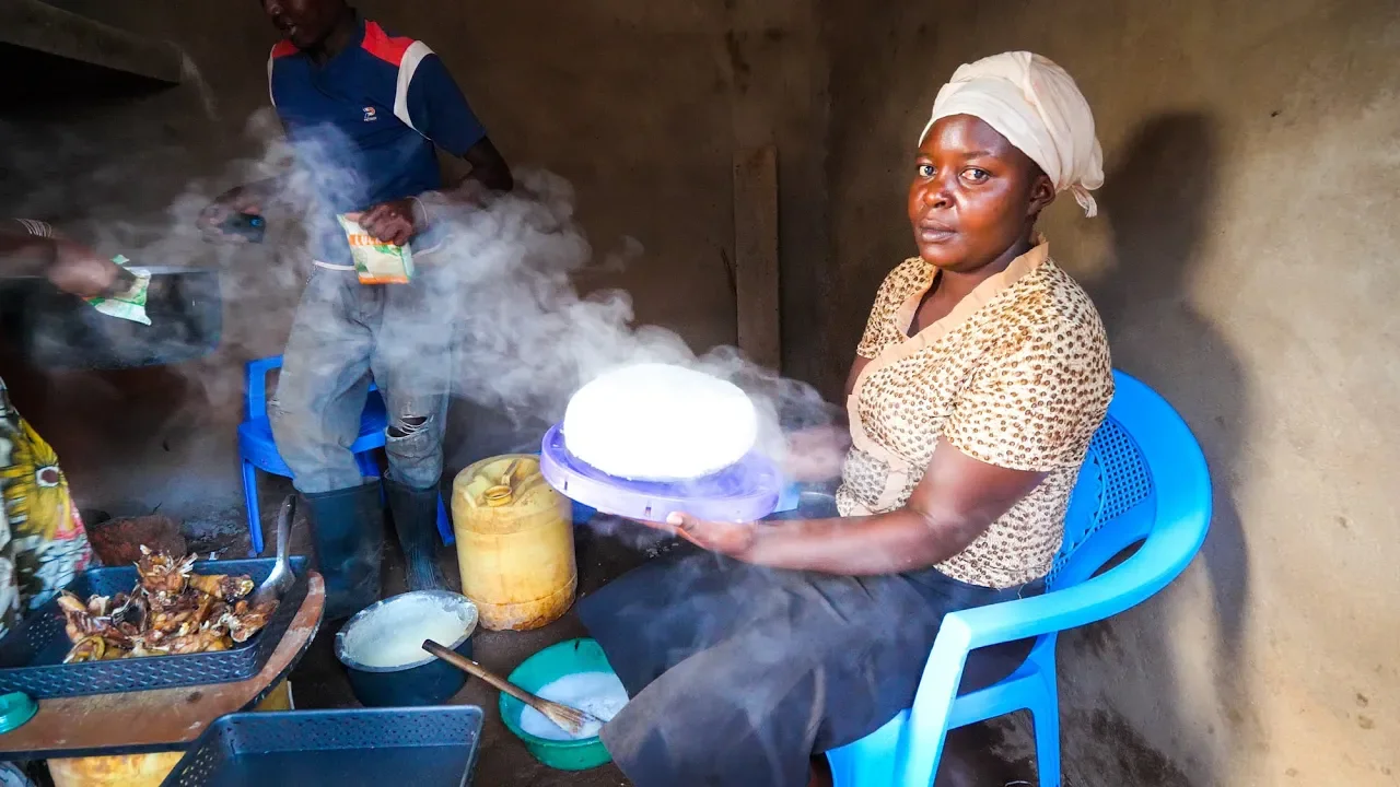 Village Food in East Africa - FREE-RANGE KFC (Kenya FRIED CHICKEN) Kenyan Food in Machakos!