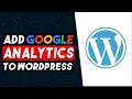 How To Add Google Analytics To Wordpress 2026 EASY Quick