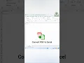 Convert PDF to Excel l l