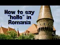 Greetings in Romanian