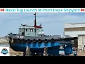 Download Lagu How a Naval Tug Is Launched | Point Hope Shipyard Float-Off Process
