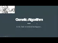 Genetic Algorithm in Artificial Intelligence in Urdu Simplest Explanation with real life examples