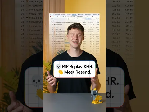 RIP Replay XHR, Meet Resend