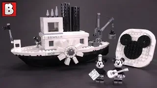 Steamboat Willie LEGO Ideas Set Review 21317