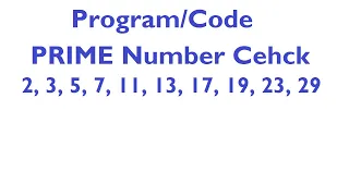 Algorithm to Check the Number is Prime or not JAVA