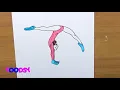 How to Color Walking With Hand Exercise Coloring Pages